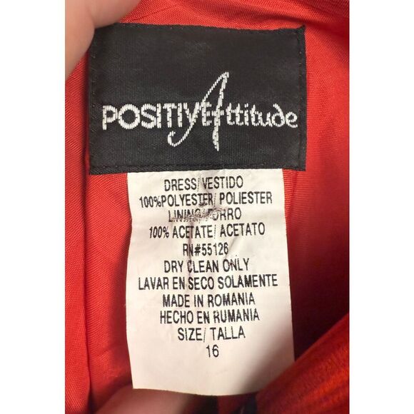 Vintage Y2K 90s Positive Attitude Size 16 Paisley 70s Retro Fairy Midi Dress - Picture 6 of 6